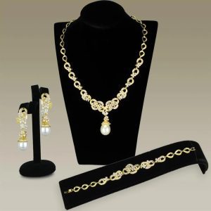 Gold Brass Jewelry Sets