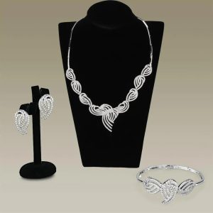 Rhodium Brass Jewelry Sets