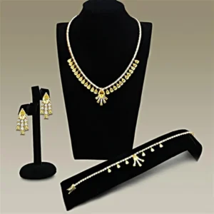Gold Brass Jewelry Sets